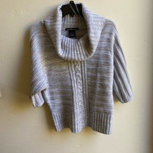 Super soft half sleeve cowl neck sweater (size M)